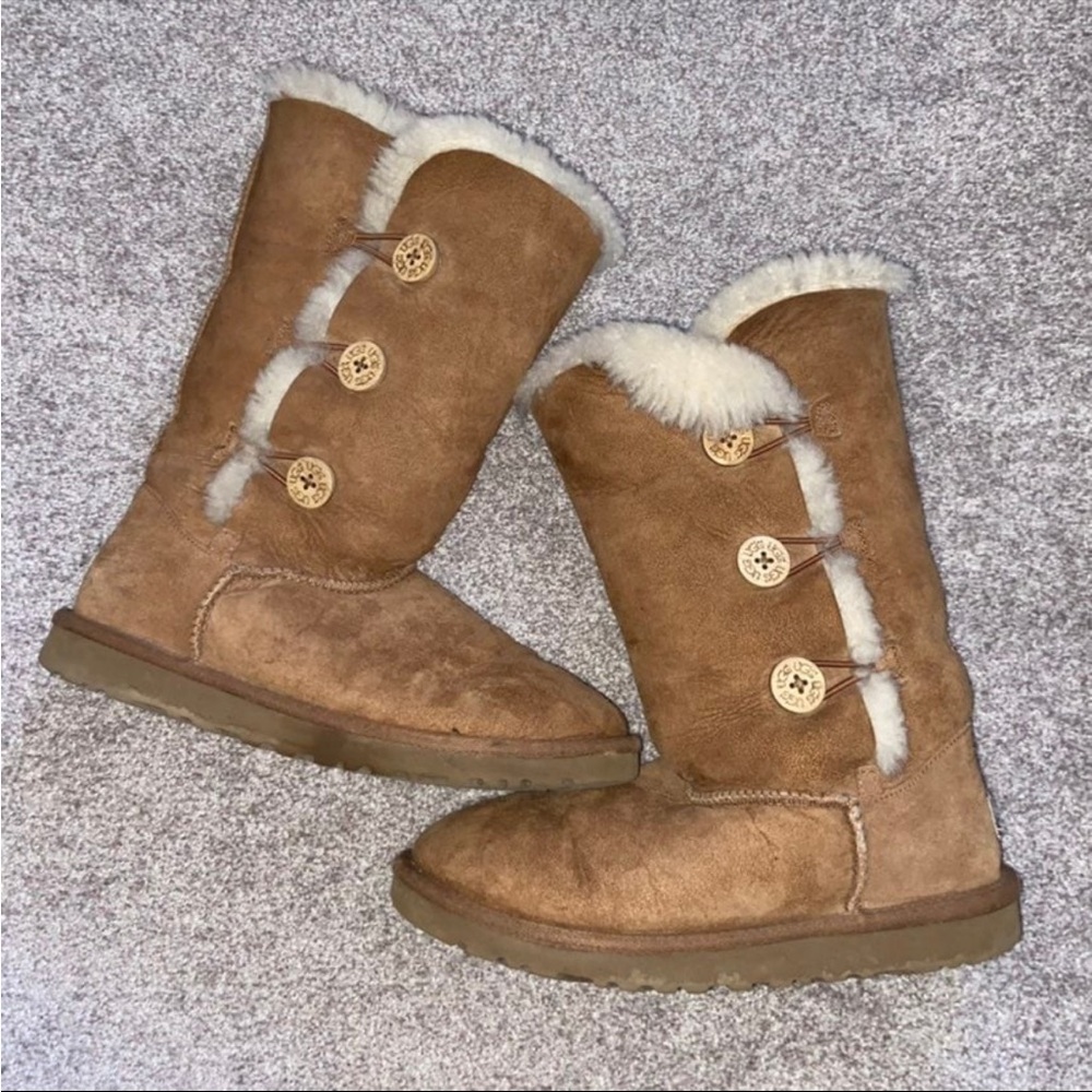 UGG Tan Winter & Rain Boots with Plush Lining